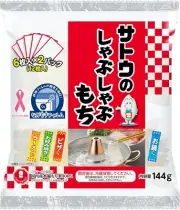 Sato Sukiyaki Shabu Shabu Mochi Japanese Rice Cake 144g from japan