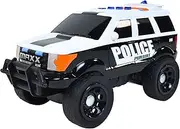 Sunny Days Entertainment Large Police Car – Lights and Sounds Vehicle with Motorized Drive and Soft Grip Tires | Rescue SUV Patrol Toy for Kids – Maxx Action (320174)