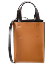 Marni Museo Nano Leather Tote