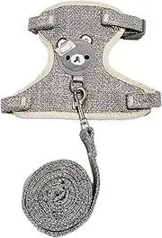 Pet Walking Harness, Adjustable Kitten Harness, Cute Kitten Harness, Safe Pet Harness, Small Animals Harness, Walking Supplies Pet, Breathable Mesh Harness, Small Bunny Harness, Cat Walking Harness