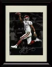 Unframed Kyler Murray Autograph Promo Print - Oklahoma Sooners- Touchdown Strut