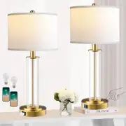 Table Lamps for Living RoomTouch Control Gold Lamps for Bedrooms Set of 2Mode...