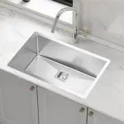 810x505mm Handmade 1.5mm Stainless Steel Undermount / Topmount Kitchen Sink