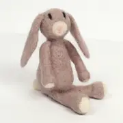 Mabel Bunny Needle Felting Kit - Mink