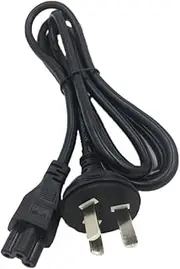 AU Power Cable Lead Cord 3 Pin Mains Clover Leaf Plug ICE C5 Laptop Adapter 1.5M