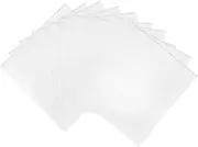 ULDIGI 10pcs Vinyl Record Outer Sleeves Clear Adhesive Plastic Cover for Album Protection Your Collection with and Display