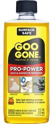 GOO GONE PRO-POWER PROFESSIONAL FORMULA REMOVES SILICONE, TAR, GLUE, GREASE ETC.