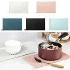 Heat Insulation Drainer Tray Silicone Drain Pad Worktop Placemat Tableware