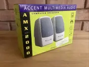 New in Box - Vintage AMX 2000 Computer Speakers