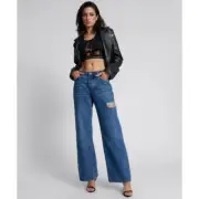 NWT - ONE TEASPOON - Rosewood Jackson Mid Waist Wide Leg Jeans - Size 22