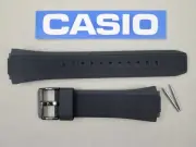 Genuine Casio Edifice EFA-131PB EFA-131RBSP black resin watch band + pins