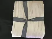 WEST ELM LUSH CRINKLE VELVET DUVET SAND FULL/QUEEN NEW