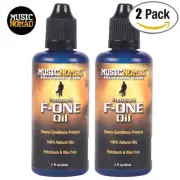 2-PACK Music Nomad MN105 F-ONE Fretboard Oil Cleaner & Conditioner 2 oz
