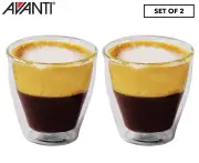 Set of 2 Avanti 100mL Modena Twin Wall Glasses