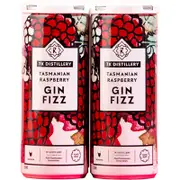 7K Distillery Tasmanian Raspberry Gin Fizz Can 250mL