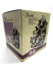 VINTAGE SEALED Classic Treasures Musical Lighthouse & Sailboats Water Fountain