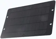 Solar Panel Fan Kit Efficient Air Extractor for Greenhouses 10W 800MA Dual Solar Powered Ventilator Black