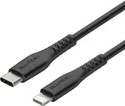 Apple MFi Certified USB-C to Lightning Cable, 1.2 M Length, Black
