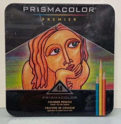 Prismacolor 3598T Premier Colored Pencils, Soft Core - 48 Pack & Accessories