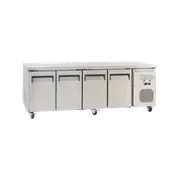 Exquisite Four Solid Doors Underbench Storage Refrigerators 616 Litre