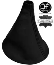 BLACK STITCHING LEATHER GEAR GAITER FITS JENSEN HEALEY MK2 1972-1975 CUSTOM NEW (for: Jensen)