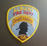 Fire Department Albany Georgia Semper Vigilans Embroidered Iron or Sew on Patch