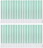 50 Pcs 5" Square Rectangle Foam Cleaning Swab Sticks Foam Swabs Foam Tip Cleaning Swabs Rectangle Cleaning Swab for Cleaning Printer Roland Optical Equipment
