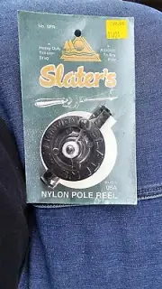 Slater's Nylon Pole Reel #SPR Heavy Duty Tension Drag for Pole
