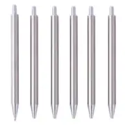 6Pieces Office Signing Pen Retractable Ballpoint Pen Business Pen