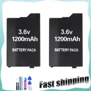 2PCS For Sony PSP Battery Pack 3.6V 1200mAh PSP-S110 For PSP 2000 3000
