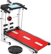 Folding Treadmills Treadmills,Home Compact Folding Mechanical Treadmill Led Displayo Multi-Function Shock Absorption Silent Treadmill Walking