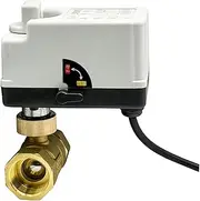 Brass Motorized Ball Valve 1/2inch 3/4inch 1inch 2inch Brass Electric Motorized 3-Wire 2-Way Control Electric with Manual Switch 1Pcs (Size : 1-1/4inch, Color : 220VAC) (Color : 220v (Color : 220vac