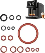 [QLEUIFT] Pack of 15 O-Rings Seal for Philips Fully Automatic Coffee Machine Spare Parts, Maintenance kit, Silicone Sealing Rings, Brewing Group, Outlet Valve, Compatible Saeco Latte Coffee Machines,