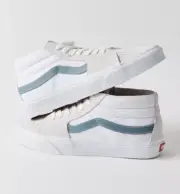 NIB Vans Sk8-Mid Sneaker Shoe VN0A5KXERV2 Clouds Stormy White M 8 W 9.5 msrp $70