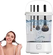 Electric Makeup Brush Cleaner - Makeup Brush Cleaning Machine, Waterproof Automatic Makeup Brush Cleaner for Makeup Brush Set, Quick Efficient Cleaning Make Up Cleanser for All Size (C Type*1)