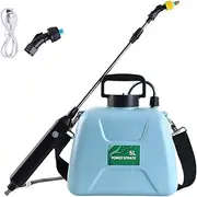 5L Rechargeable Shouldered Sprinkler Handheld Electric Sprayer Agriculture Tools Watering Can Atomizing Watering Bottle Water Sprayer Garden Plants Sprayer Blue