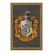 Wizarding World Harry Potter Hufflepuff Crest Poster 91.5x61cm Wall Art Decor