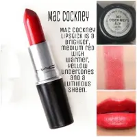 在飛比找蝦皮購物優惠-U10 💄💄Mac Cockey 502 口紅紅玫瑰 Kie