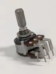 Miniature Dual 10K Ohm Audio Taper Potentiometer
