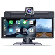 10.26" Touchscreen Wireless GPS Navigation Carplay with Front&rear Dashcam