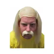 Adult UnisexHulk Hogan Hulkamania Wrestling Maniac Costume Wig Halloween Cosplay