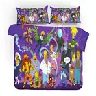 Cartoon The Simpsons Doona Duvet Cover Single Double Queen Bedding Set Kid Gift