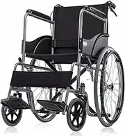 Rolling Walkers Lightweight Folding Wheelchai Portable Self-propelled Handicapped Mobility Device Self-propelled Seniors Handicapped Self-Propelled Wheelchair