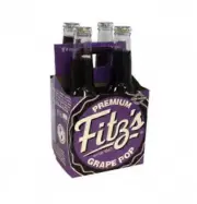 Fitz's Premium Craft Grape Soda of St. Louis - Case of 12 Glass Bottles