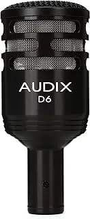 Audix D6 Cardioid Dynamic Kick Drum Microphone for Kick Drums and Bass Instruments