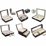 Watch Display Organizer Jewelry Storage Case Box