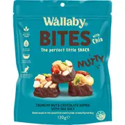 Wallaby Nutty Bites With Sea Salt 130g