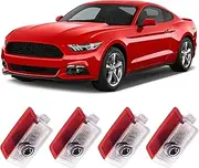Moorstdel Door Light Logo Entry Lighting for Mercedes Benz, Pack of 4 Door Lighting Logo Projector, Car Door Projector Light Accessories for A B C E M G AMG er W166 W176 W205 W212
