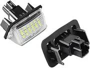 Pexorin 2PCS Error Free License Plate Light, for Toyota, for Avensis For Yaris Ractis For Camry, for Corolla, for Prius Verso S Vitz Levin Esquire For Prius C License Plate Light