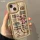 秋冬羽絨服甜甜圈表情適用11蘋果手機殼14promax潮iPhone12軟殼13